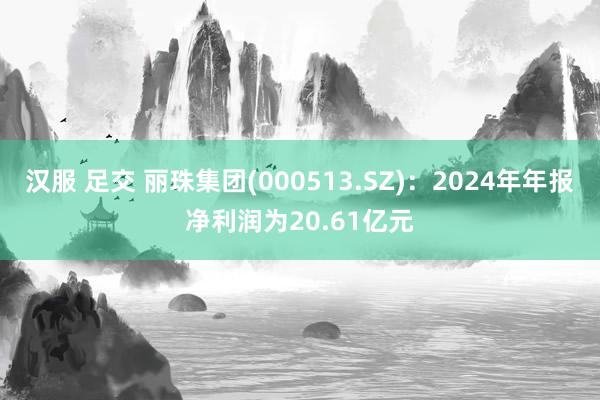 汉服 足交 丽珠集团(000513.SZ)：2024年年报净利润为20.61亿元